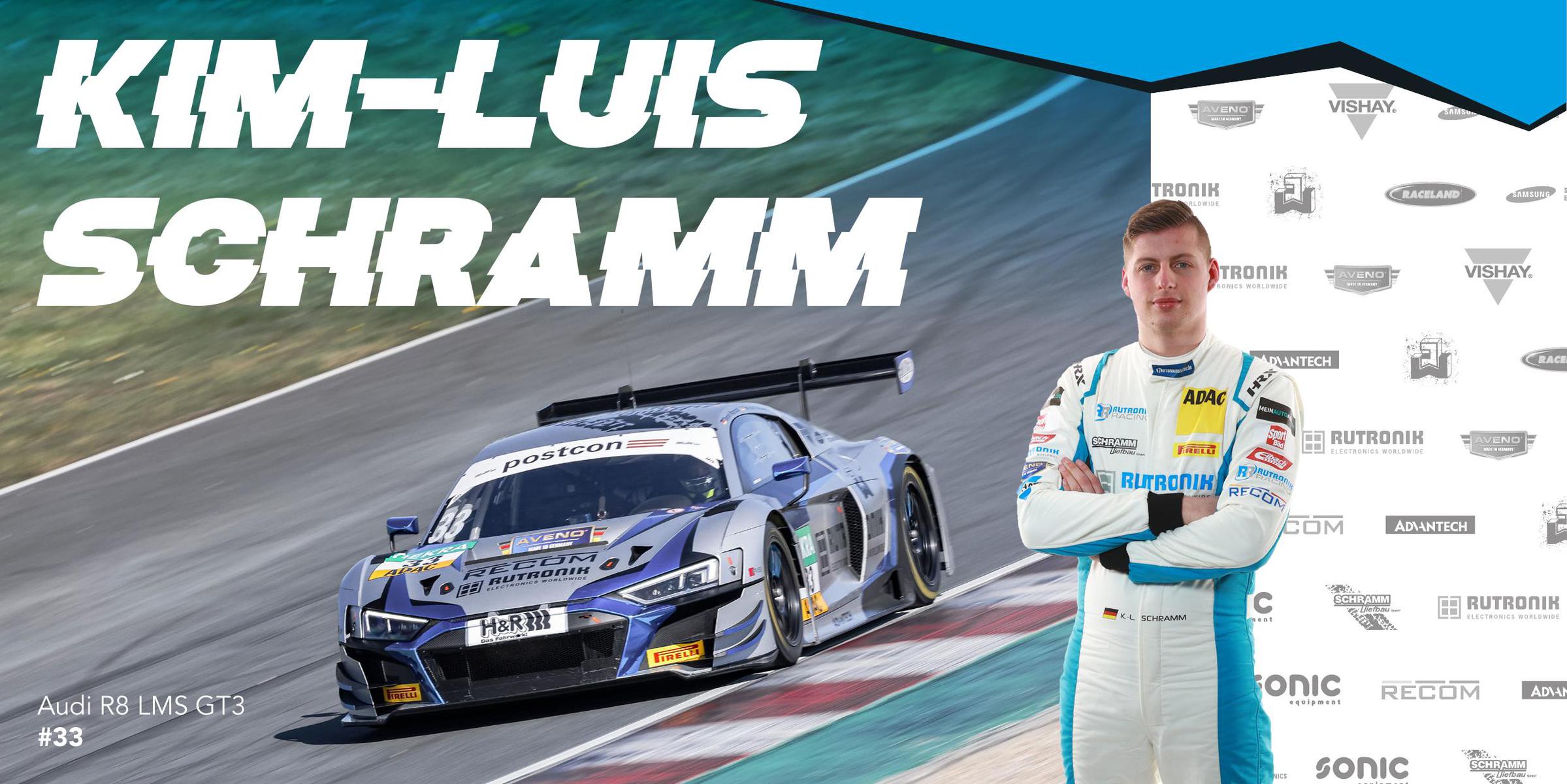 Autogrammkarte Rutronik Racing GT Masters Kim-Luis Schramm
